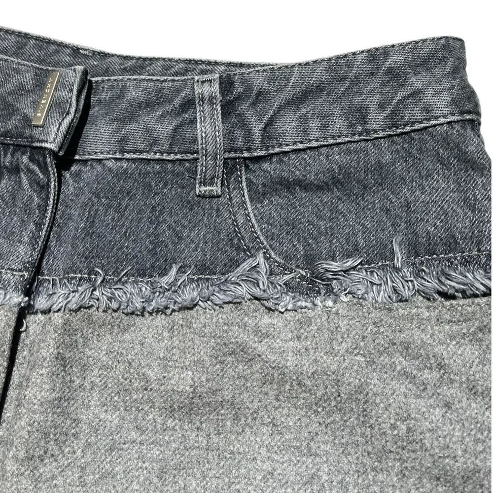$1,820 hybrid paneled denim/wool trouser - Picture 4 of 7